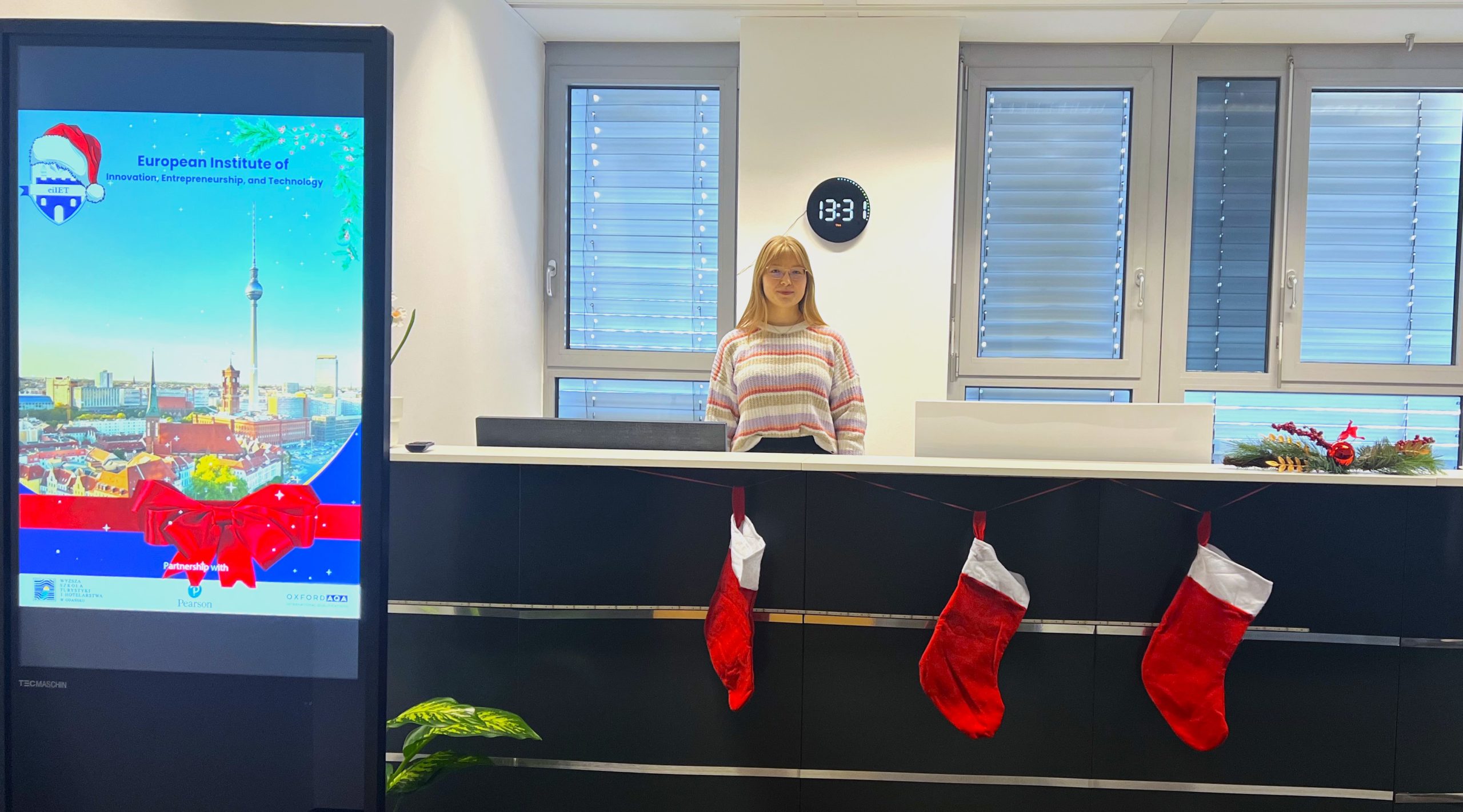 Festive décor at the EIIET reception