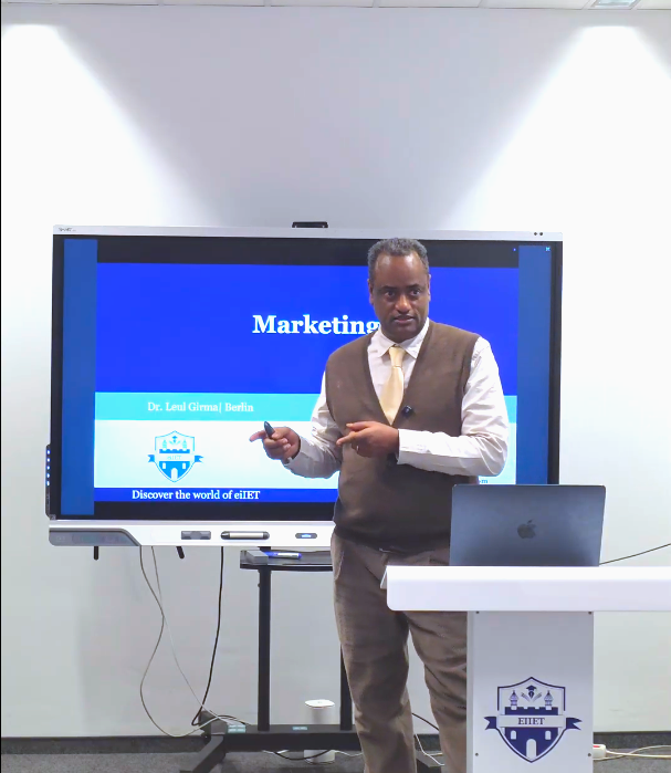 Academic presentation session led by Dr. Leul Girma Haylemariam