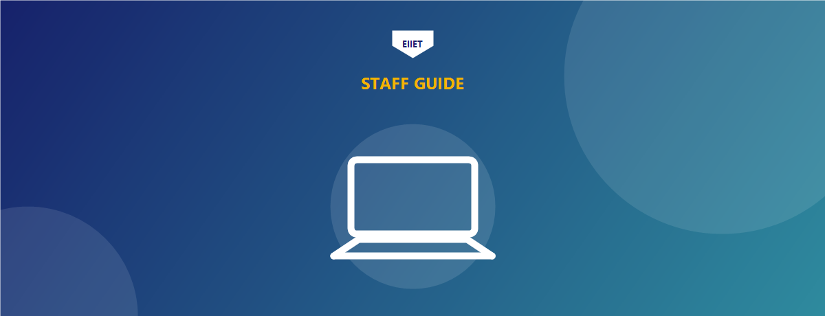 Staff User Manual